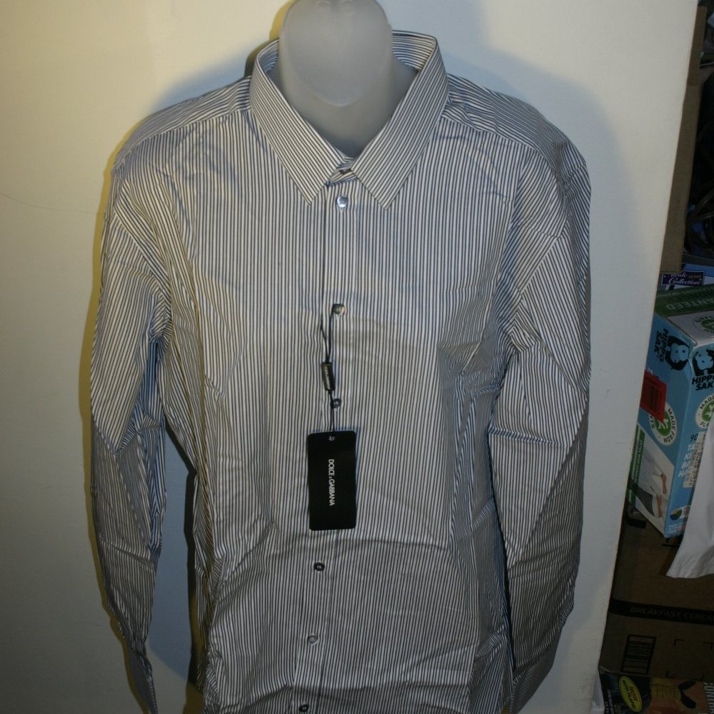 Dolce & Gabbana MARTINI Dark Grey 42/16.5 Shirt